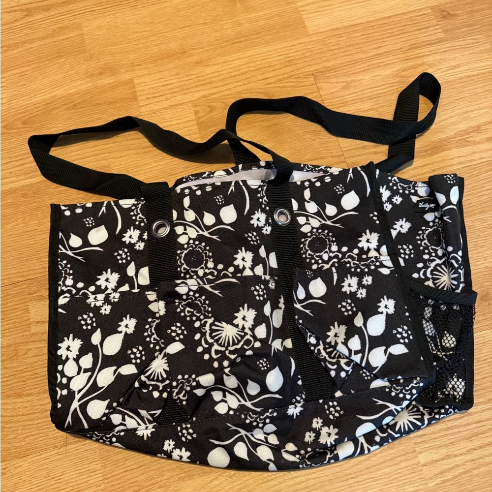 Thirty One flower organizing utility tote bag
